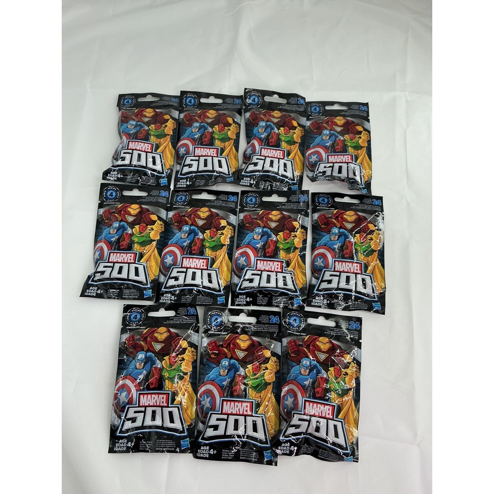Marvel 500 Series 4 Blind Bag Lot of 11 Hasbro Micro Action Figures Sealed Packs